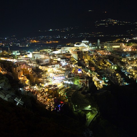 Santorini By Night
