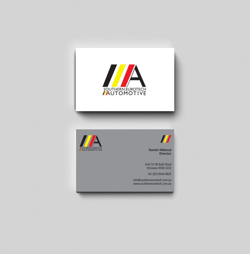 business cards, logo