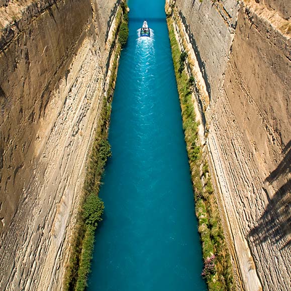Photograph - Greece Korithia Canal