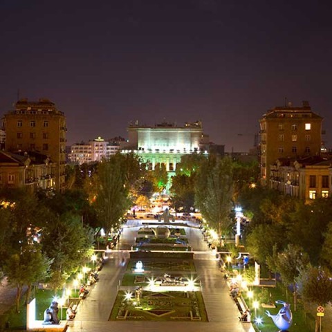 View from Cascade, Yerevan Armenia